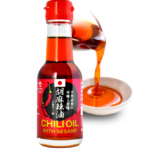 Chili Oil Traditionally Squeezed in Japan